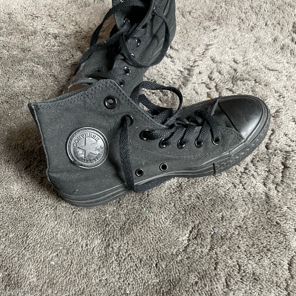 All black converse
